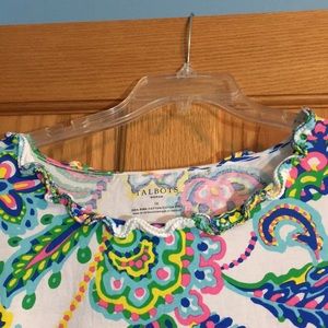 Talbots colorful summer top